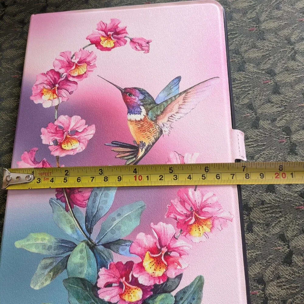 Moko Kindle Fire HD 10/ Fire 10 Plus Purple Hummingbird Tablet Case
